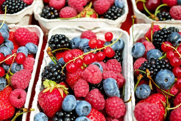 Mixed berries for fruit cider